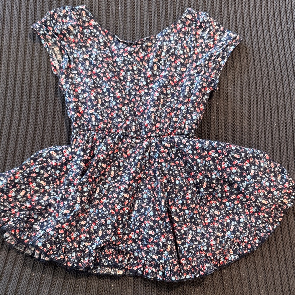 Floral Kids Dress - Multicolor